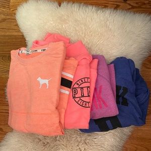 Bundle of pink sweatshirts